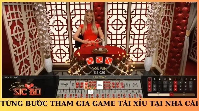 Từng bước tham gia game tài xỉu tại nhà cái