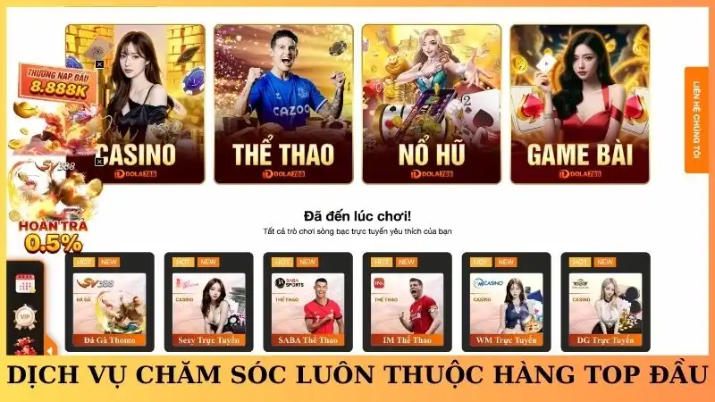 Dịch vụ chăm sóc hội viên luôn thuộc hàng top đầu