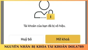 Khóa tài khoản Dola789 là gì? Có thể mở lại không?