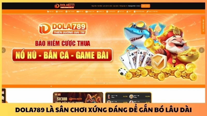 Dola789 là sân chơi xứng đáng để gắn bó lâu dài