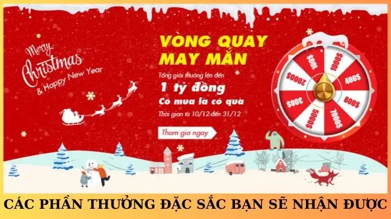Các phần thưởng đặc sắc bạn sẽ nhận được khi tham gia